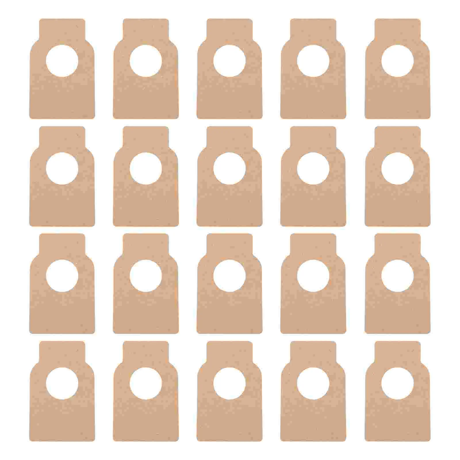 

100pcs Cellar Labels Craft Paper Tags Kraft Bottle Tags for Seller