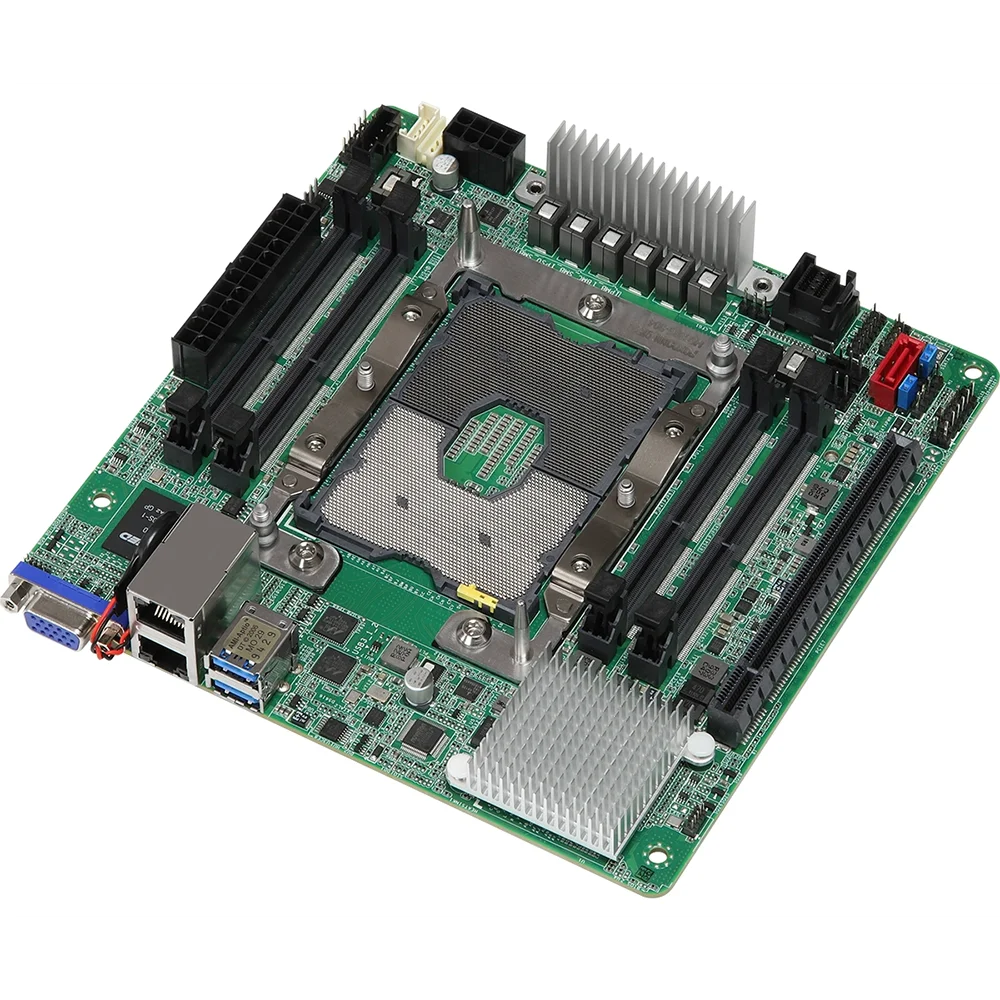 Микро атх материнские платы. ASROCK Rack epc621d4i-2m. LGA 3647 Mini ITX. ASROCK 2011-3 Mini ITX. Lga3647 материнка.