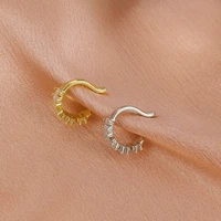fashion delicate zircon cute clip earrings female buckle ear cuff no piercings fake cartilage ear for women jewelry