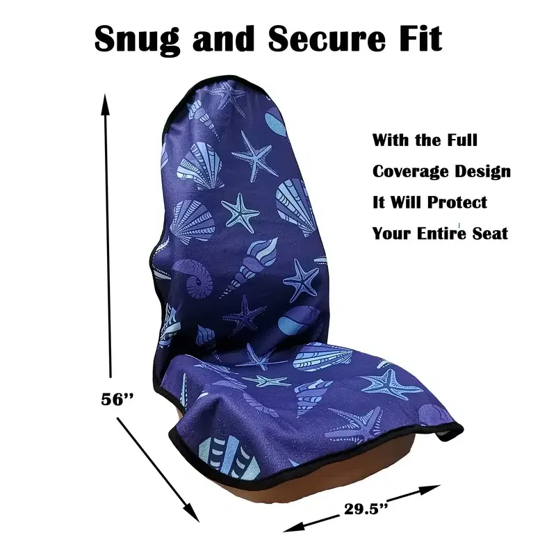

1 PC Starfish Print Car Seat Cover Universal Waterproof Car Seat Protector Chair Cover For Car Seats