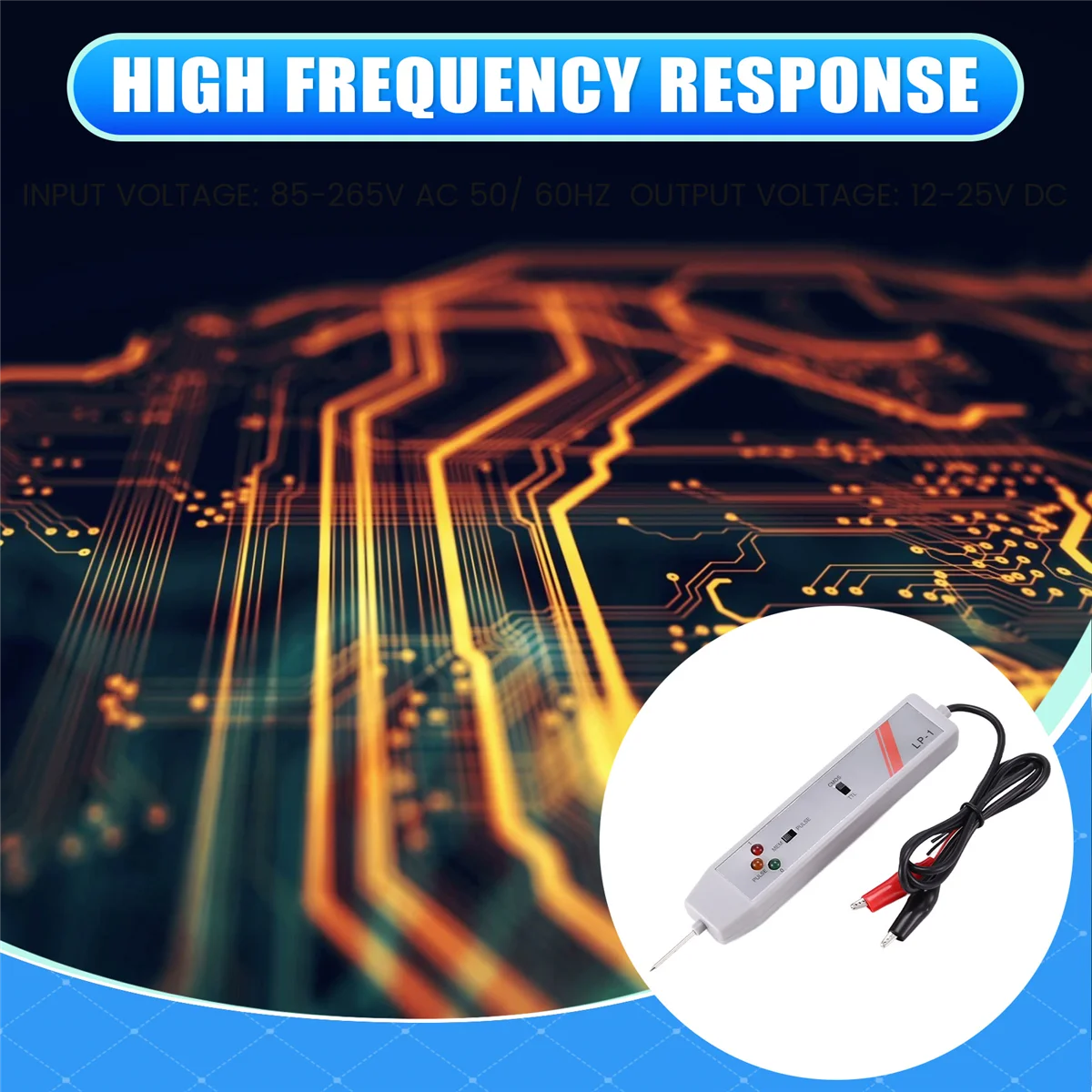 Логический зонд Высокочастотный ответ DTL TTL CMOS Тестер логики импульсной памяти LP-1