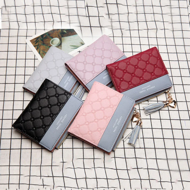 

Leather Small Wallet Women Luxury Brand Famous Mini Women Wallets Purses Female Short Coin Zipper Purse Credit Card Holder