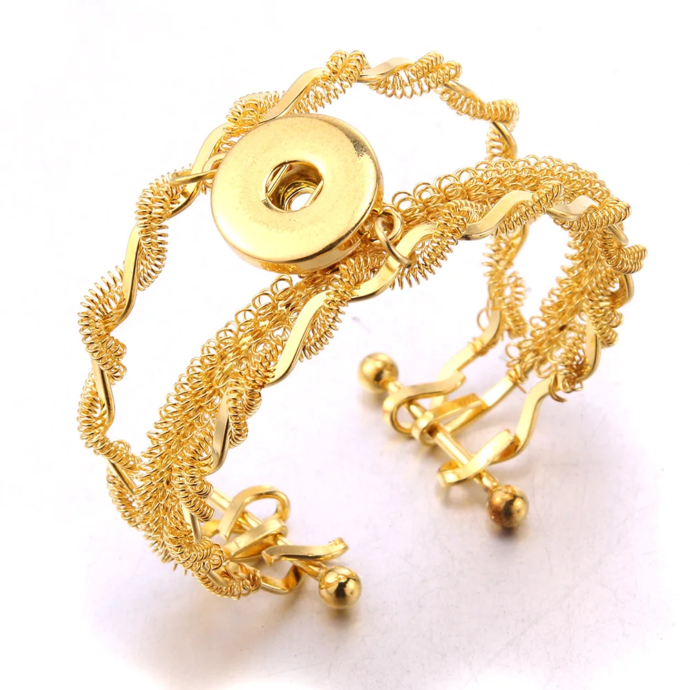 Vinatage металлические ювелирные изделия 18 мм розовое золото позолоченные манжеты