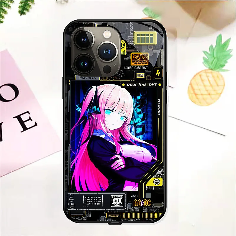 Чехол со светодиодной вспышкой для iphone 13 12 11 Pro Max Mini X Xs Xr 6 7 8 Plus умный светящийся