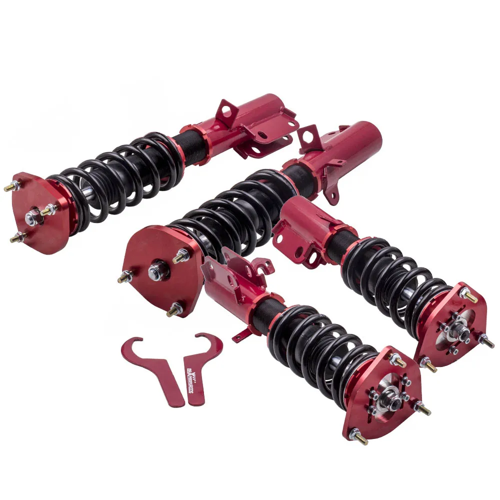 

Coilovers Shocks Lowering Suspension Kit For Toyota Corolla E100 1988-1999 Adjustable Height Coilovers Coil Spring Over Struts