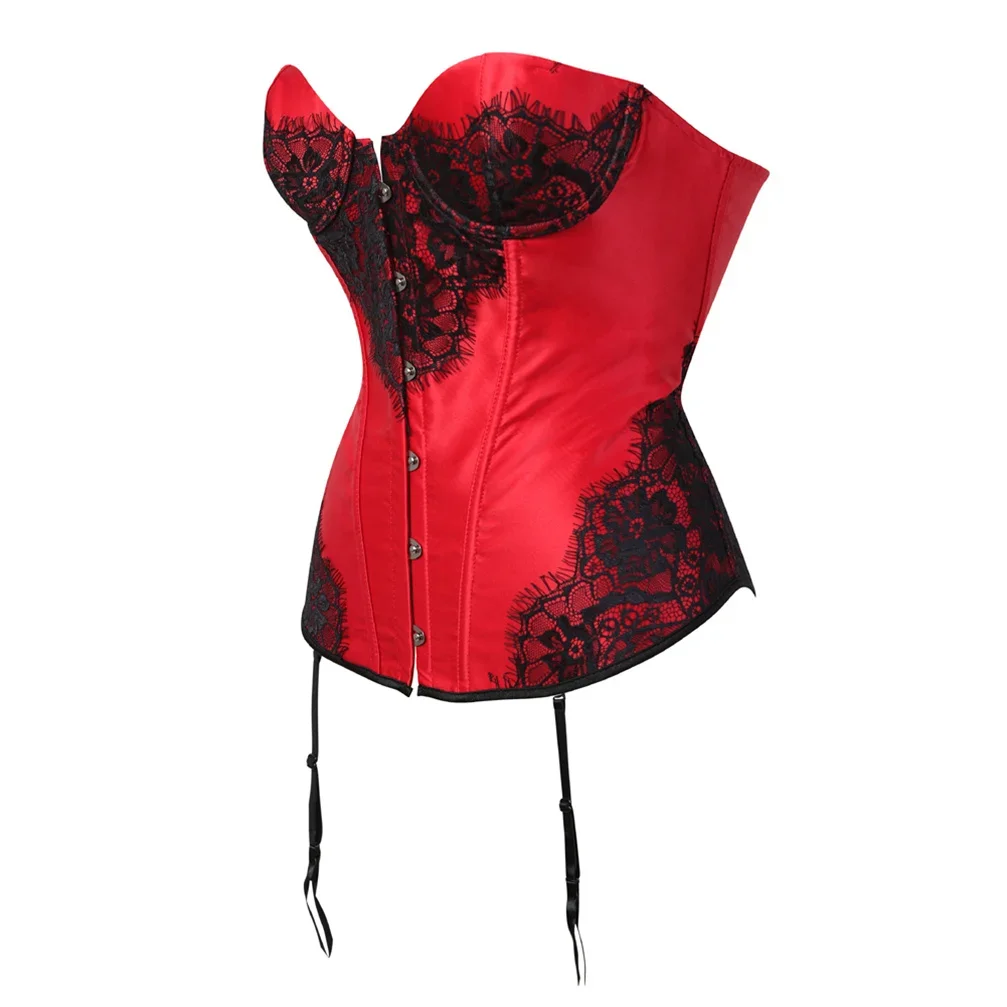 Женский корсет сексуальные готические корсеты кружевное верхнее белье бюстье