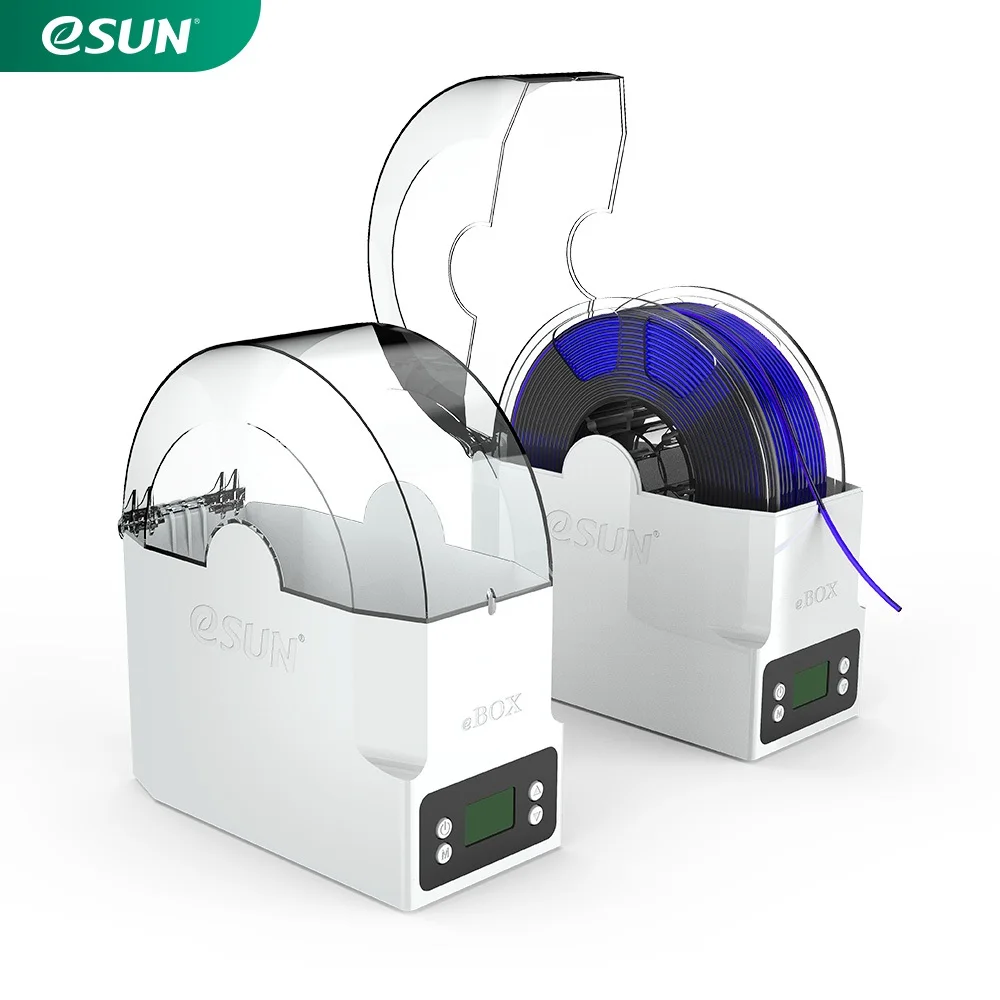 

Коробка для хранения наполнителя для 3d-печати ESUN eBOX, держатель для хранения наполнителя, сухая нить для измерения веса нити для 3D-принтера
