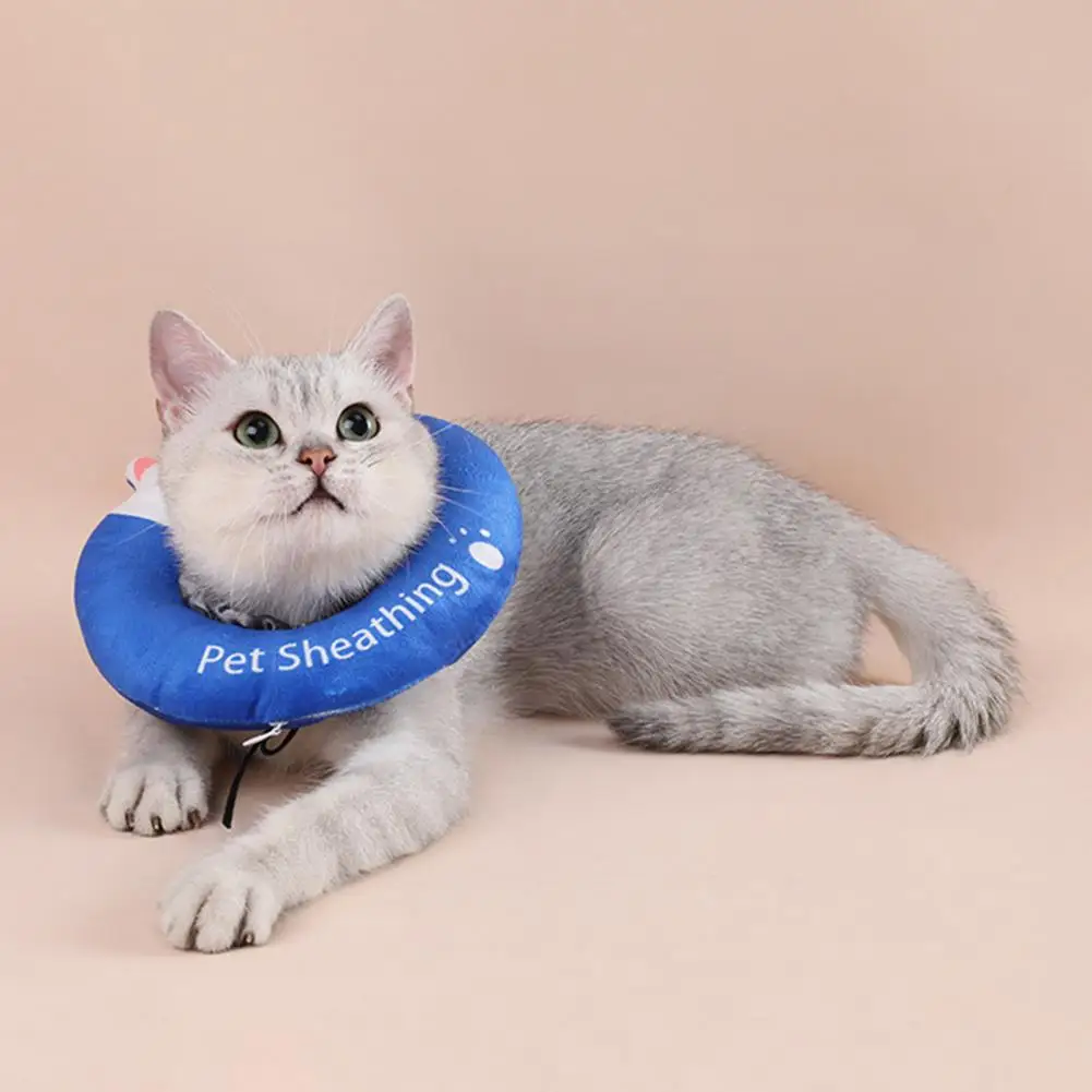 

Ошейник для кошек с милыми ушками на ощупь, легко регулируется, ошейник для защиты домашних животных, для ухода за здоровьем