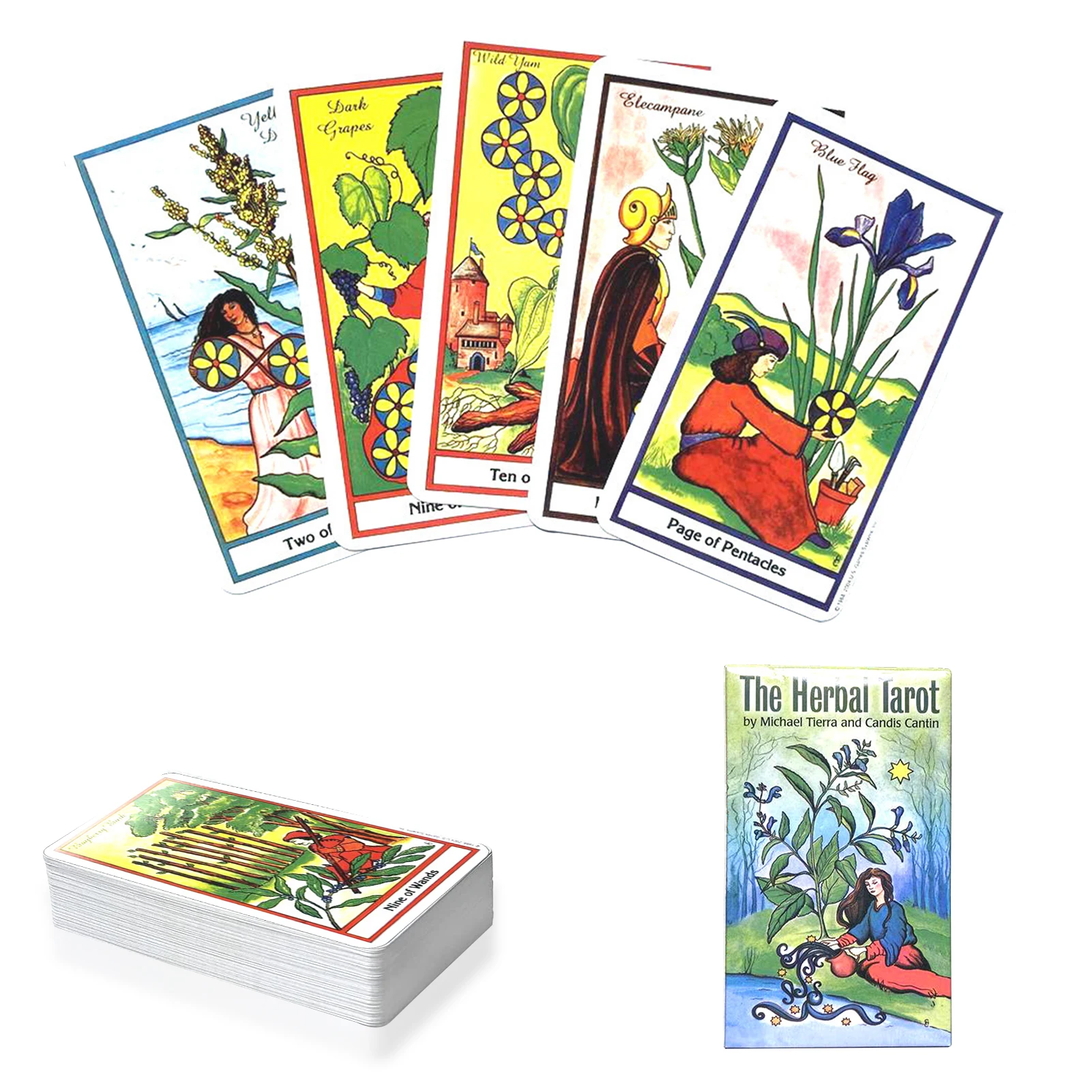 

The Herbal Tarot Cards Deck Inspiration Cards Funny Family Holiday Party Oracle Deck Playing Cards English Board Tarot Cards