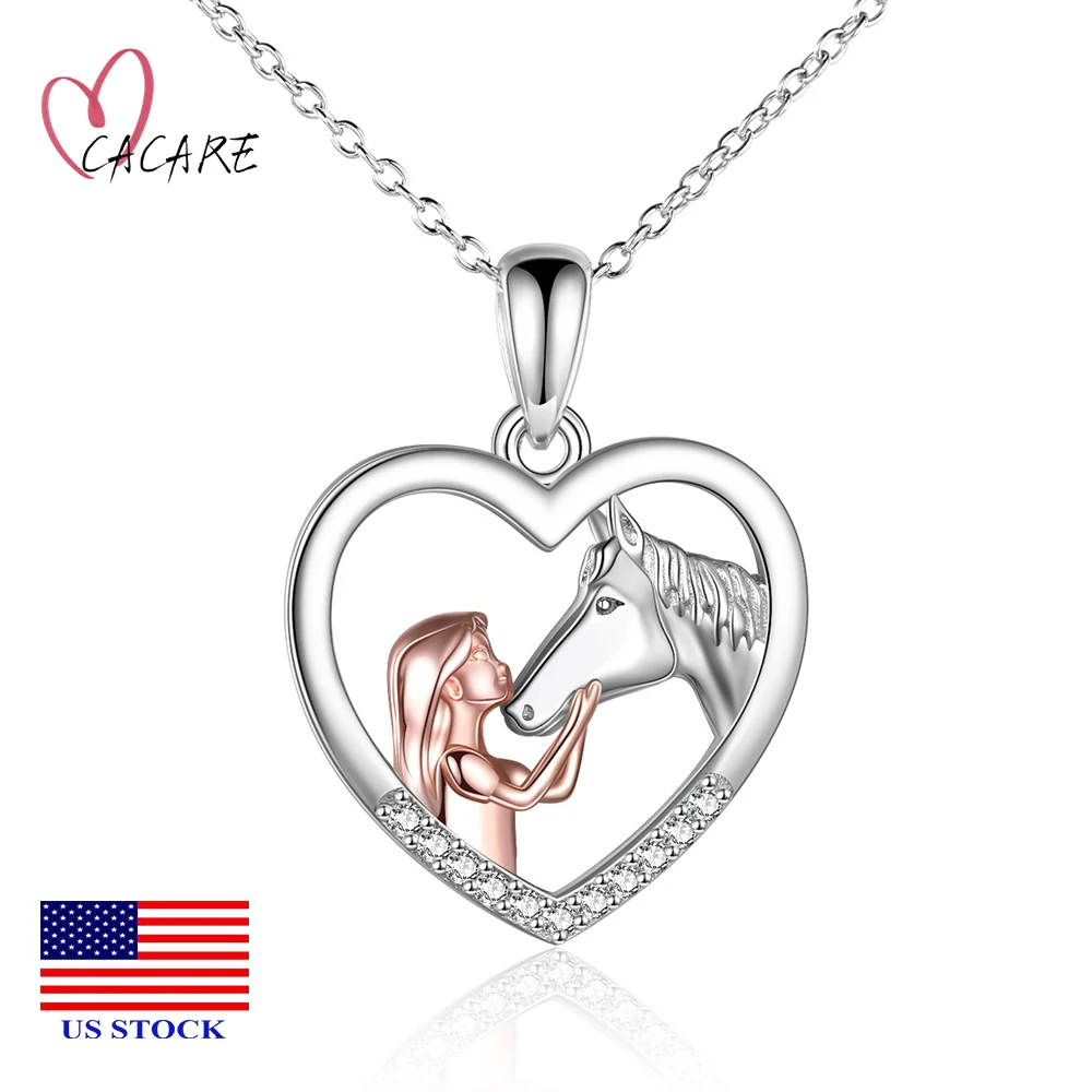 

Ожерелья с подвеской в виде лошади и девушек из стерлингового серебра F1249