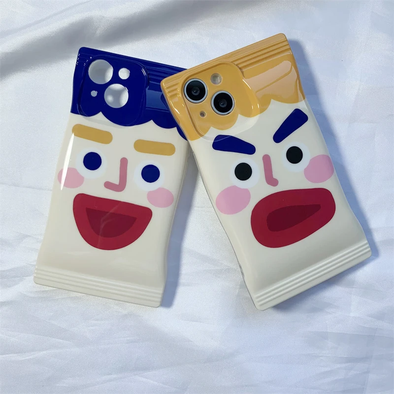 Soft Silicon Apple Funny Phone Case For iPhone 14 13 11 Pro Max 12 Mini Plus XR XS Max Luxury Clear Back Cover Funda Coque