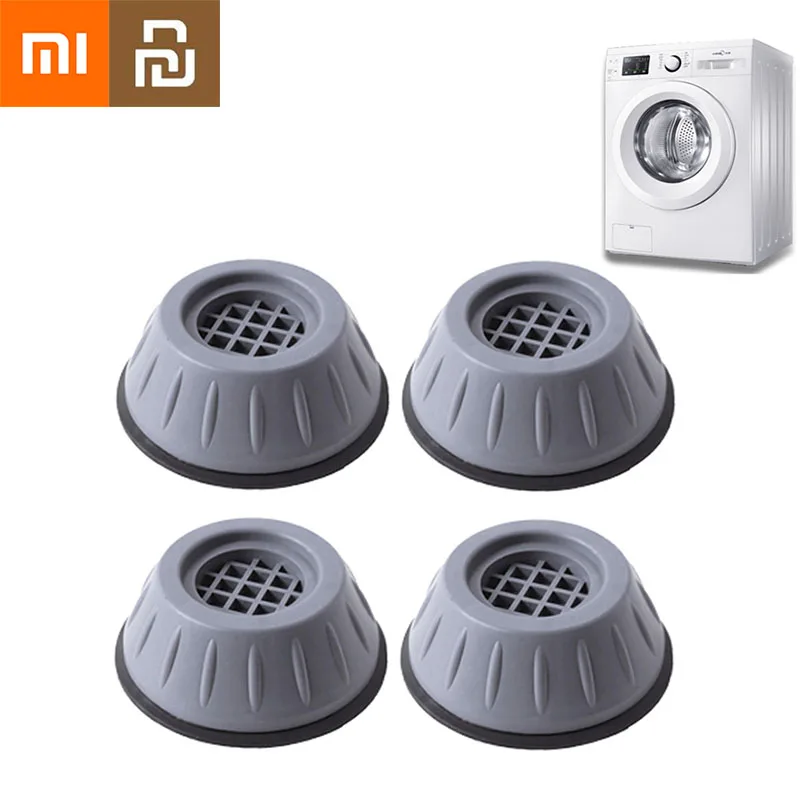 

Новинка Xiaomi Youpin антивибрационные подкладки Универсальный Вибрационный Противоскользящий шумоподавляющий коврик для ног стиральные машин...
