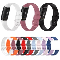 silicone strap for fitbit luxe 220mm wristband replacement bracelet sports watchstrap for fitbit luxe 190mm watch band in stock