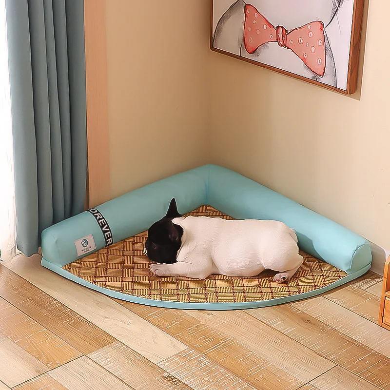 

Summer Pets Bed 2021 New Design Calming Custom Cooling Waterproof Cat Pet Mat Dog Bed Perfect for Summer