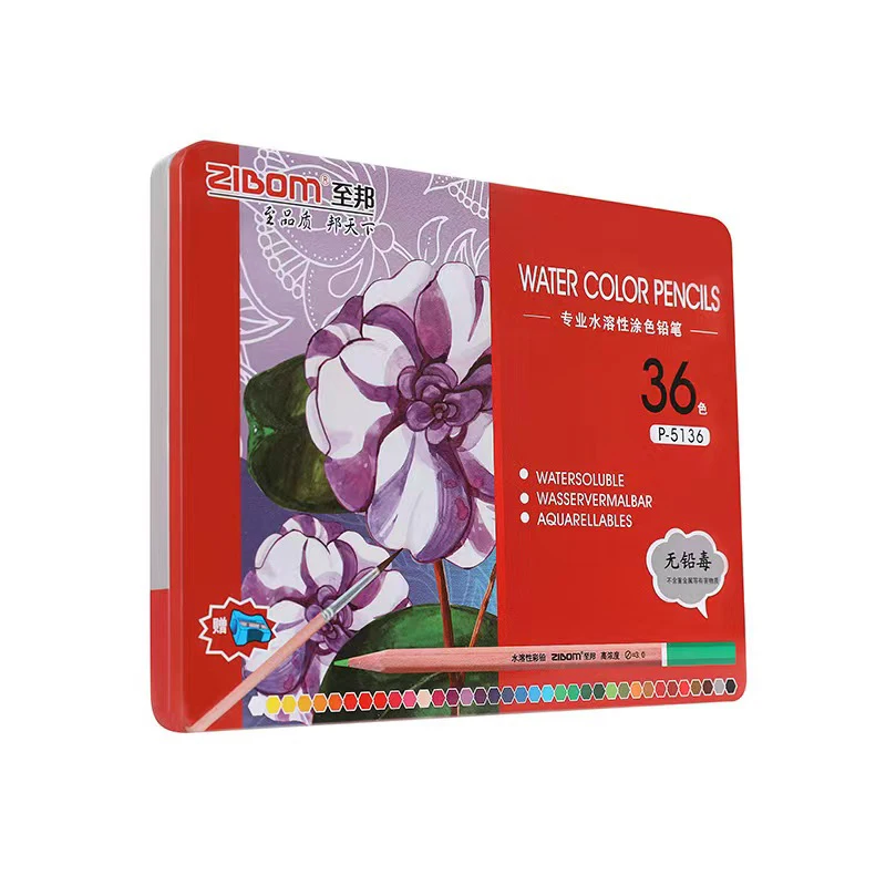 Set Fine Art Drawing Non-toxic Oil Base Pencils Set For Artist Sketch 36 Colours