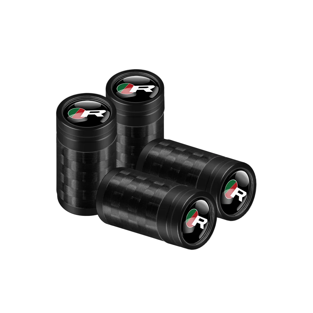 

4 шт., металлические автомобильные значки из углеродного волокна, колпачки клапанов для колес, автоаксессуары для Jaguar Xf F-Pace X-Type Xj E-Pace XFL XEL SV S