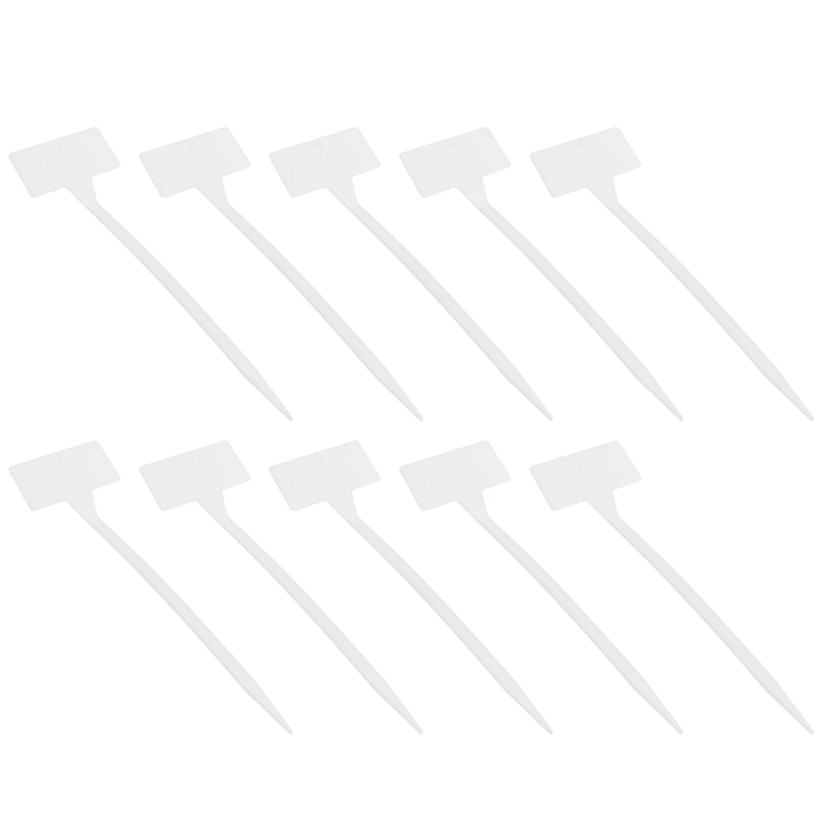 

Cabilock Chalkboard Tags Outdoor Plant Label Garden Markers Large Plant T Type Tags Nursery Garden Labels Size S Red