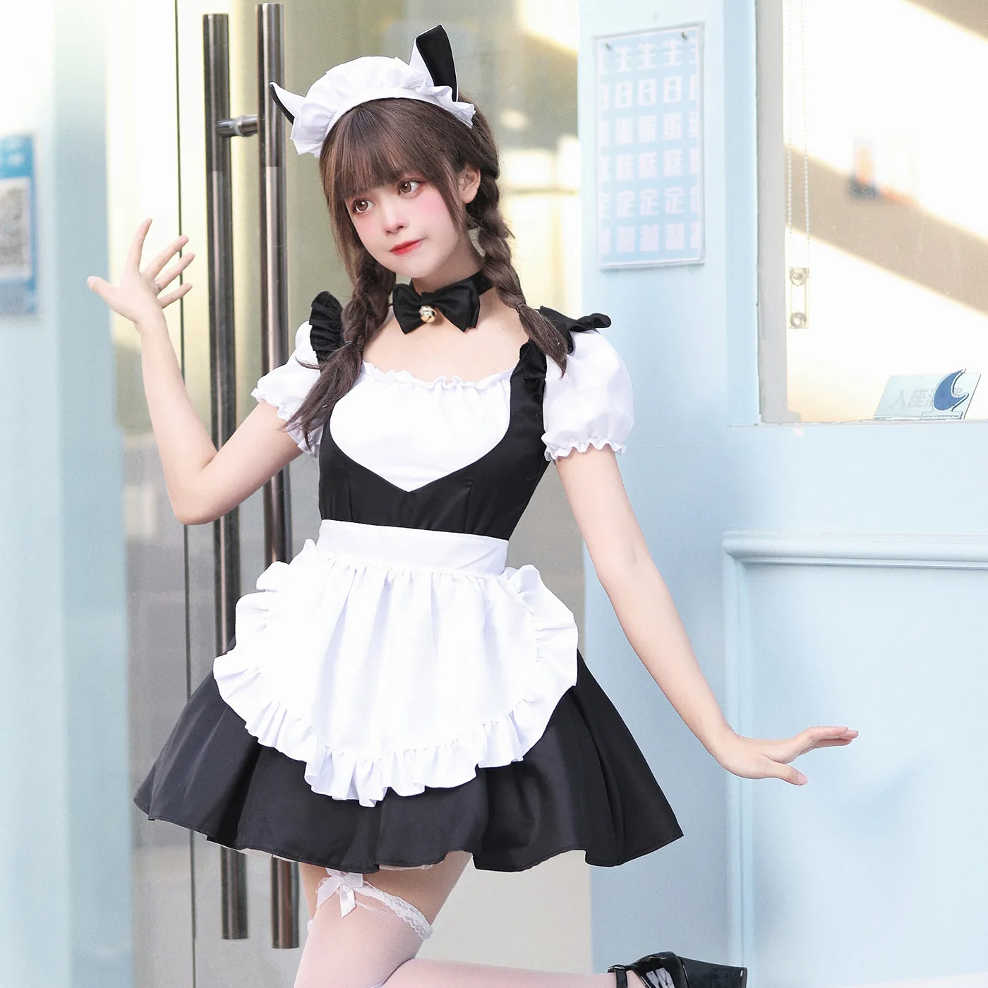 

Cat Maid Suit Lolita Dress Kawaii Role Play Costumes Aesthetic Uniforms Woman Classical Style Anime Cosplay Waiter Uniforms