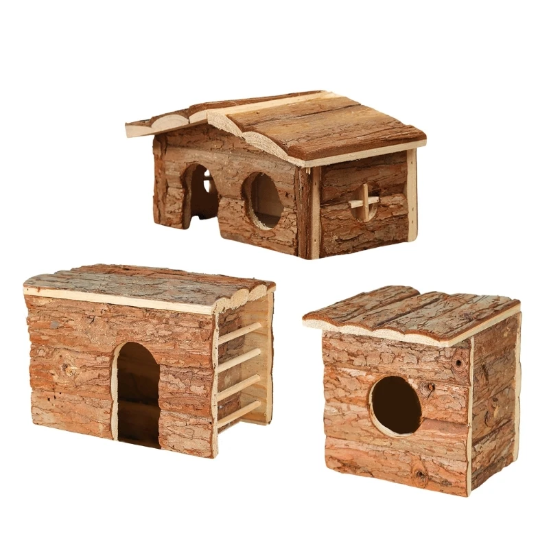 Убежища для мелких животных деревянный приют устойчивый к царапинам игровой