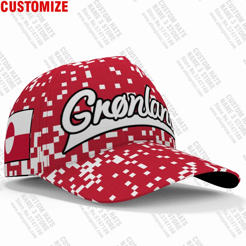 Гренландия бейсбольные кепки бесплатно 3d пользовательский логотип футбольной