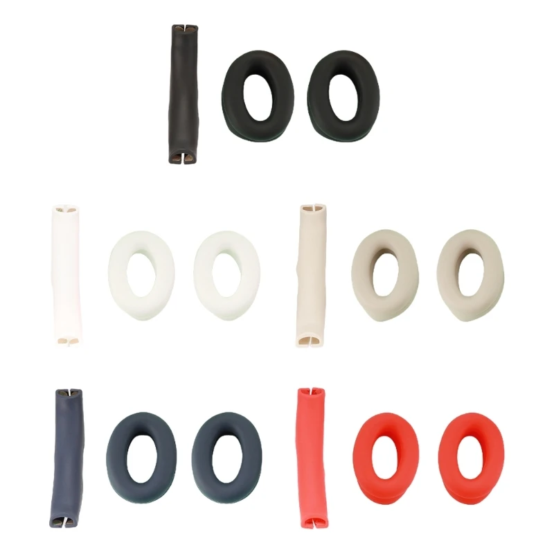 

Headset Ear Pads Headband Cover Sleeves for WH-1000XM4/1000XM3 Headphone Earpads Noise Cancel Earmuff Easy to Install Dropship