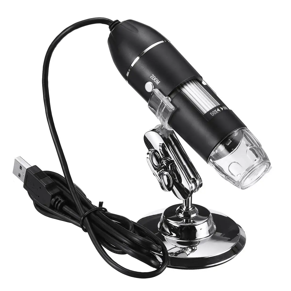 

Регулируемый микроскоп 1600X 2MP 1080P 8 LED цифровой Type-C/Micro лупа USB электронный стерео USB эндоскоп для телефона ПК