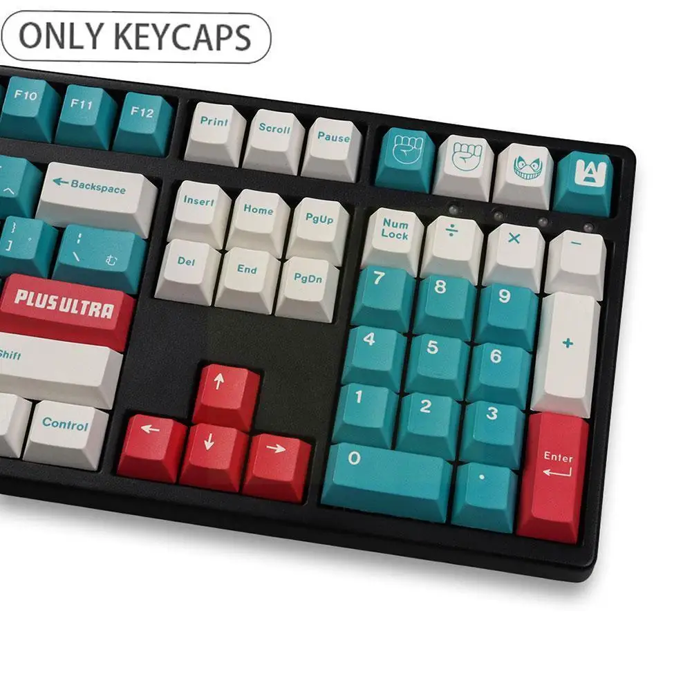 

Gmk Deku Keycaps Profile Pbt Sublimation Height 129 Keys Christmas Color Keycap For Mx Switch Mechanical Keyboard F4m0