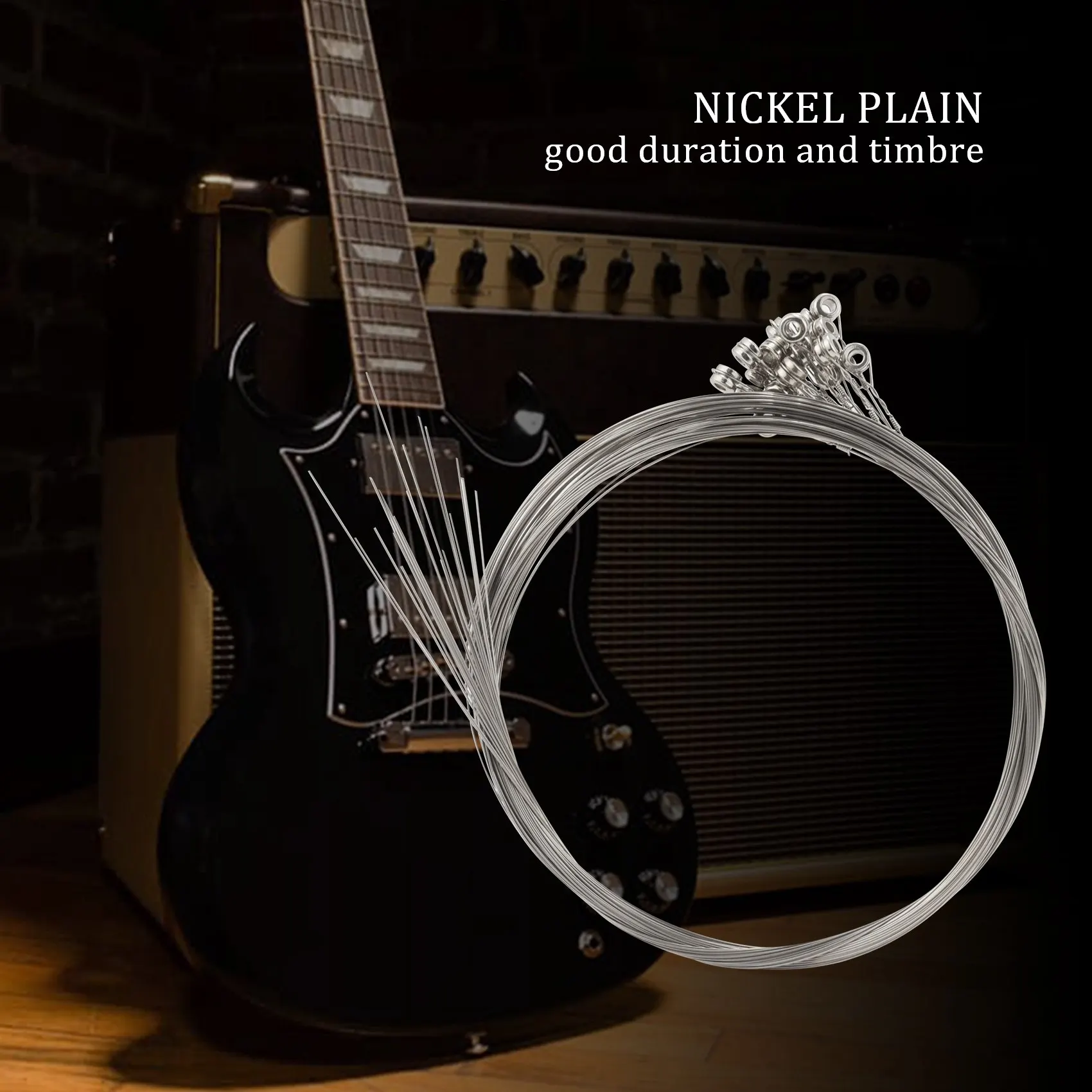 Струны для электрогитары 20 шт. в упаковке диаметр E (средний) 11