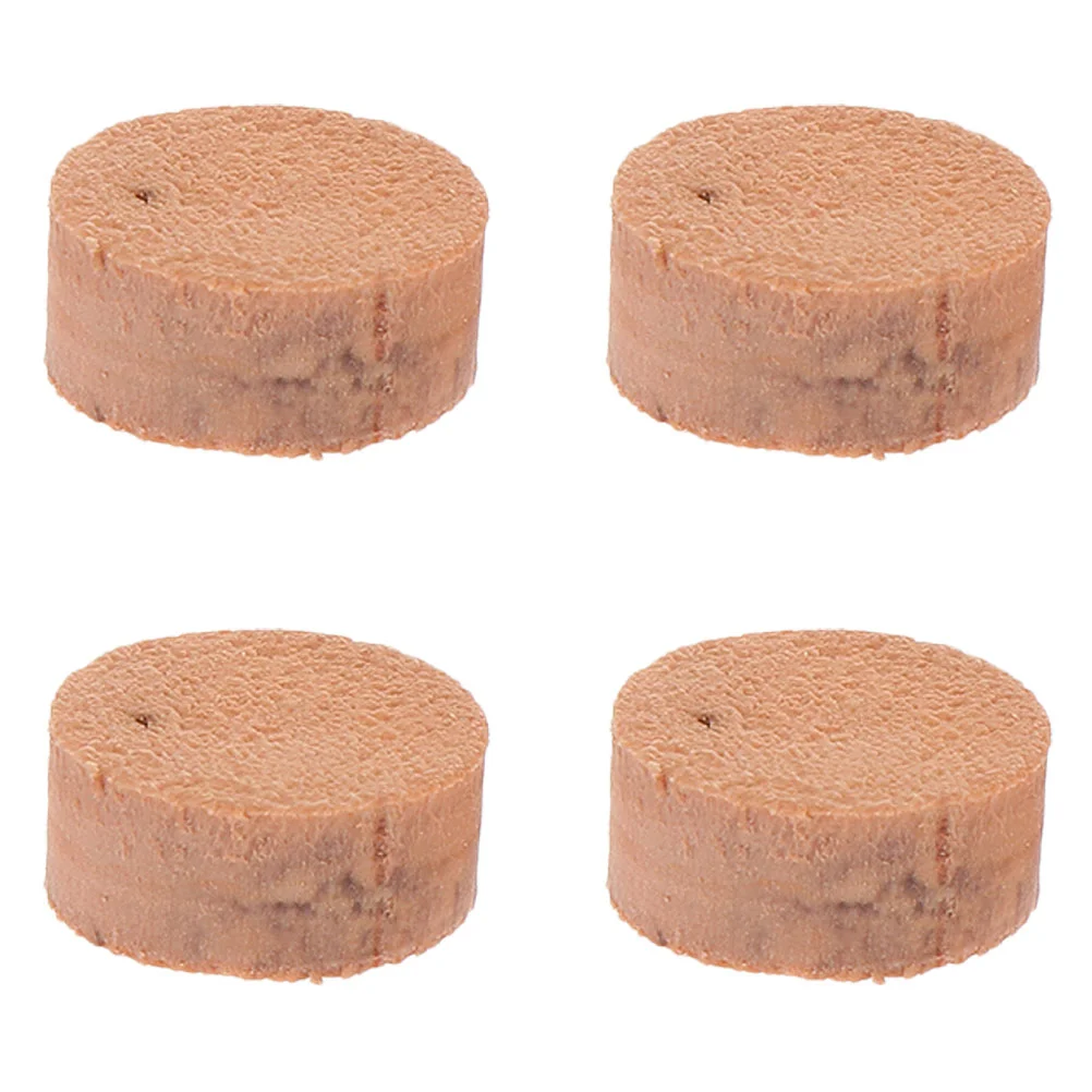 

4Pcs Tenor B Flat Trombone Drain Clique Cork Gasket Instrument Cushions (Khaki)
