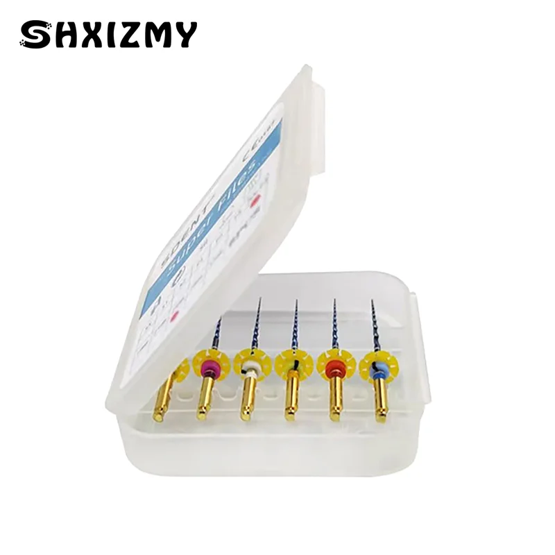 6 шт. стоматологические файлы SX-F3 предварительно гибкие нитиноловые роторные