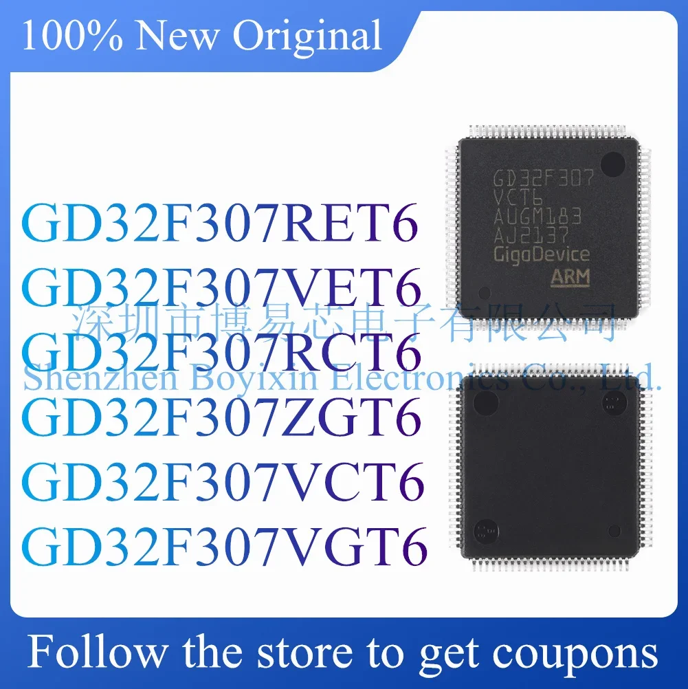 НОВЫЙ GD32F307RET6 GD32F307VET6 GD32F307RCT6 GD32F307VCT6 GD32F307VGT6 GD32F307ZGT6 Оригинальный продукт