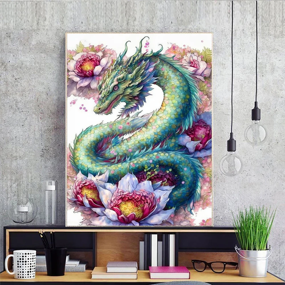 Алмазная живопись YOUQU алмазная вышивка дракон высококачественные мозаичные