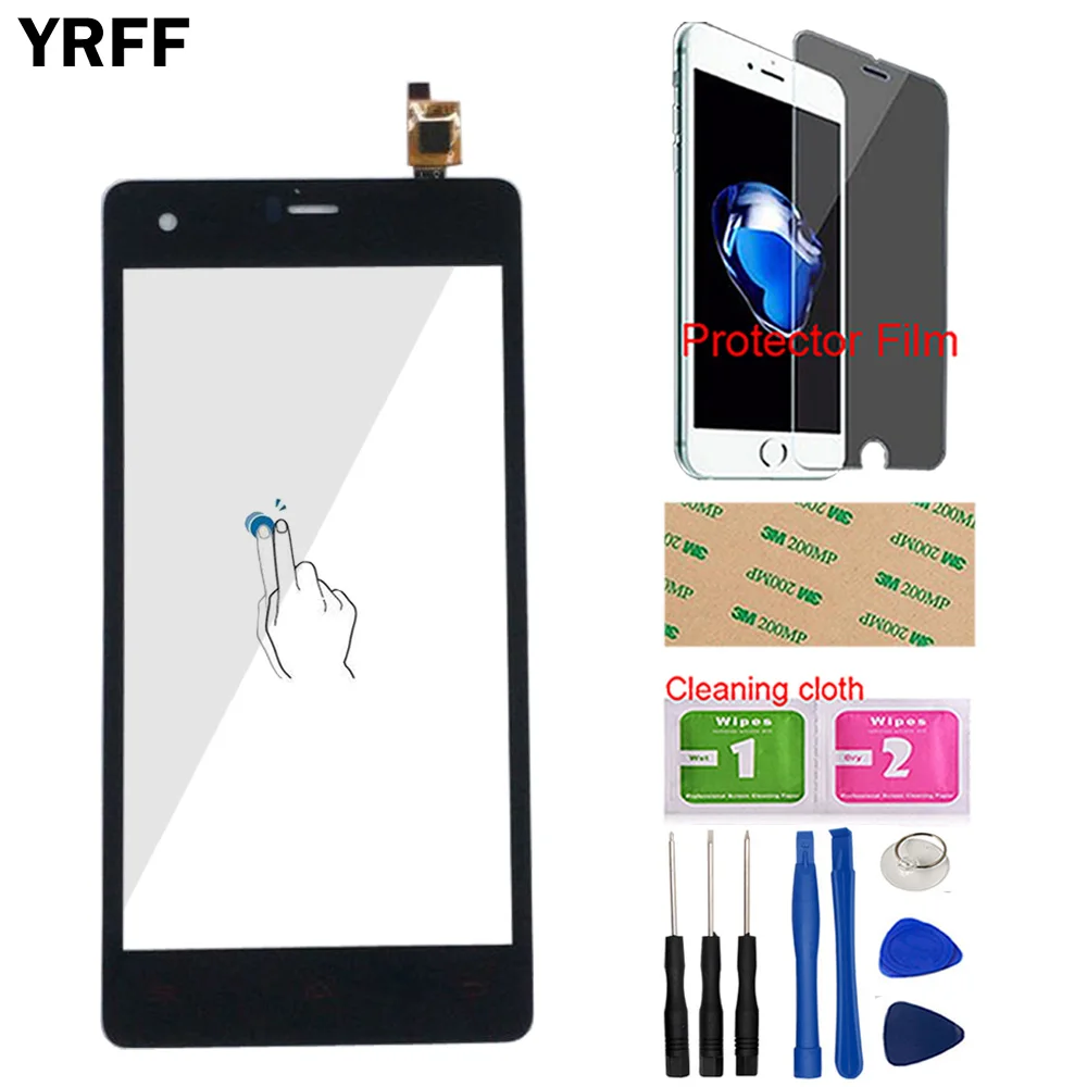 

5.0" Mobile Touch Screen TouchScreen For Dexp ES250 Digitizer Touch Screen Panel Sensor Outer Glass Lens Tools Protector Film