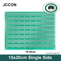 pcb board single side prototype diy universal printed circuit 15x20cm 2 54mm pitch protoboard soldering plate
