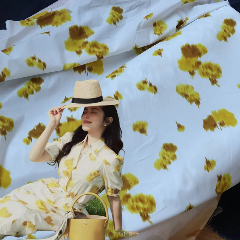 

New 100% Cotton 60S Digital Printing for Sewing Cloth Dresses Skirt Kids Designer Tissus Tissu Fabric Material for Clothes