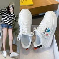 pure white board shoes womens thick bottom korean version outdoor street breathable leisure