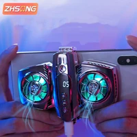 phone cooler semiconductor dual cooling fan radiator smartphone temperature display heat sink cell phone gamer coolers usb 2022