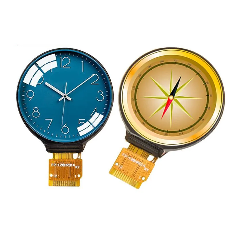 Круглый ЖК-дисплей HD IPS цветной 1 28 дюймовый экран 240xRGBx240 без сенсорной панели