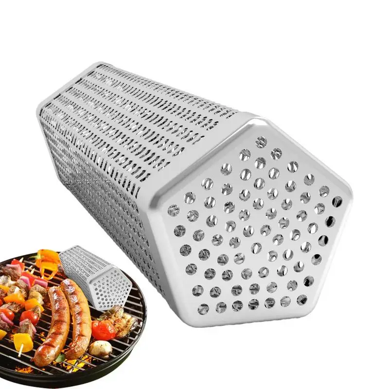 

out door BBQ grill basket stainless steel round barbecue rolling grill basket stainless steel smoked mesh BBQ drum chili roaster