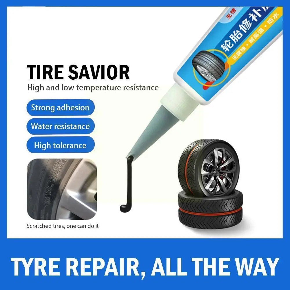 

30ml Tire Repair Rubber Car Adhesives Tire Repair Glue Seal Tire Repair Glue Super Glue Car Rubber Automobile Tire Glue for H7O5