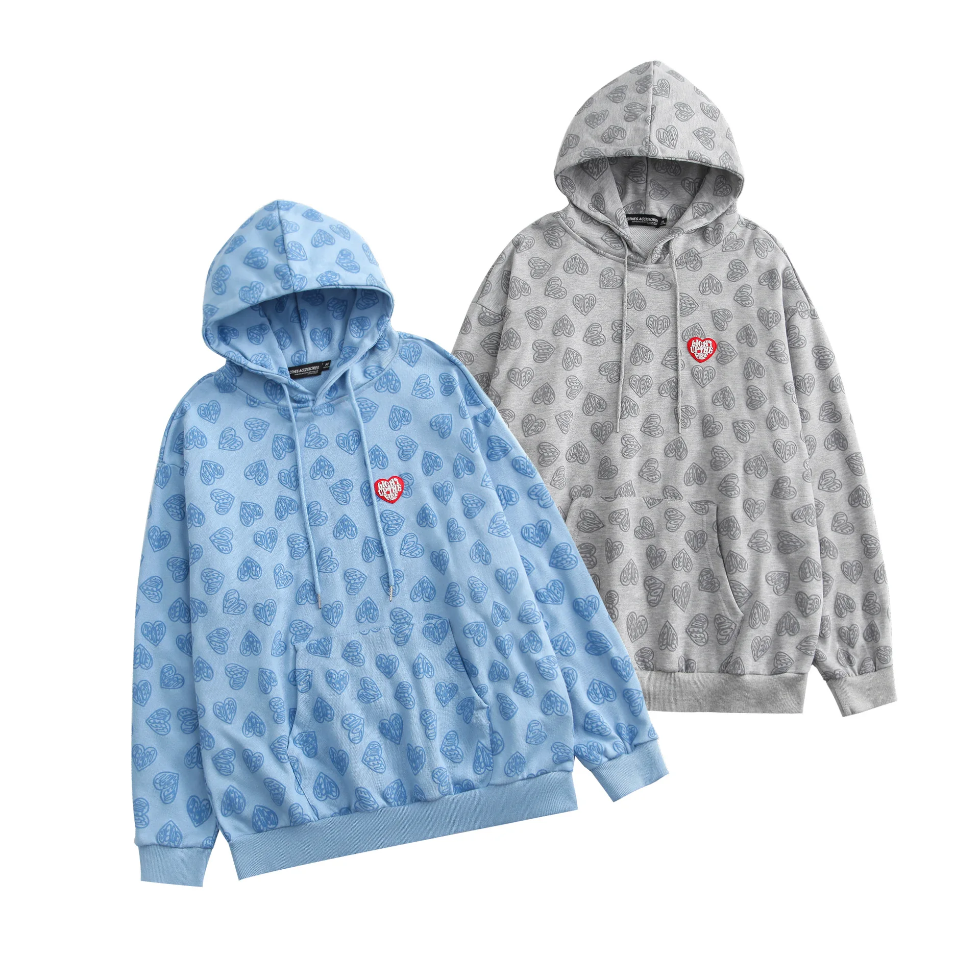 

Love Hooded Sweater Women Loose Korean Spring Autumn Couple Hoodies Ins Trend Top Anime Cosplay Harajuku Oversized Sweatshirt