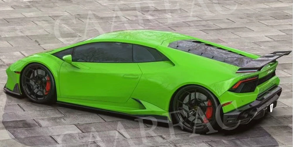 Сухой карбон/FRP черный задний диффузор для губ комплекты кузова аксессуары Lamborghini