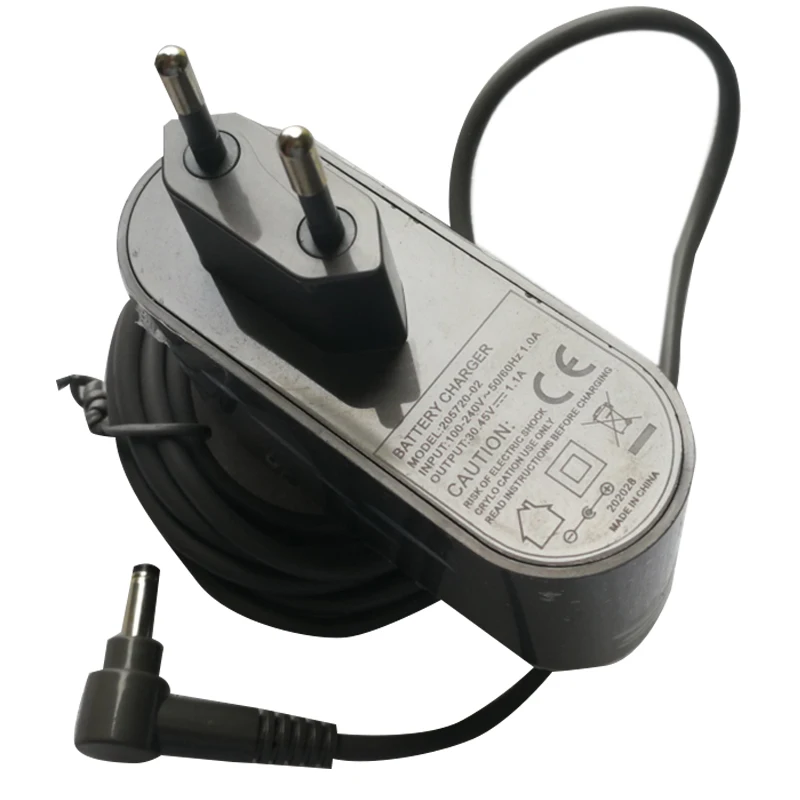 

Suitable for V10 Vacuum Cleaner Charger 30.45V-1.1A Vacuum Cleaner Power Adapter-EU Plug