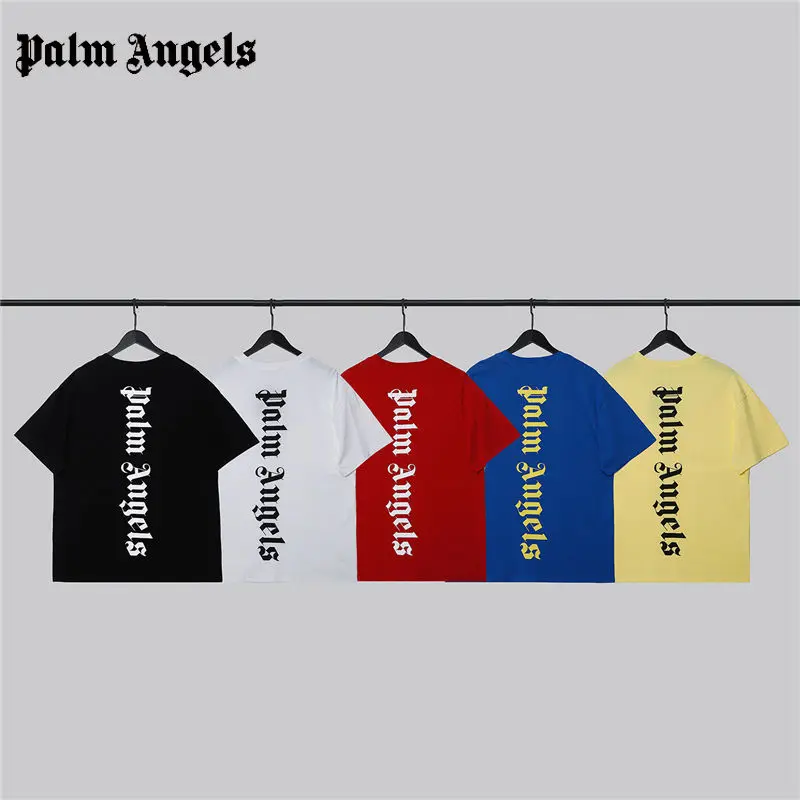 

Short Sleeve High Street Casual Cotton Short Sleeve Vertical Strip Letter Printing Men and Women Couple T-shirt Gift
