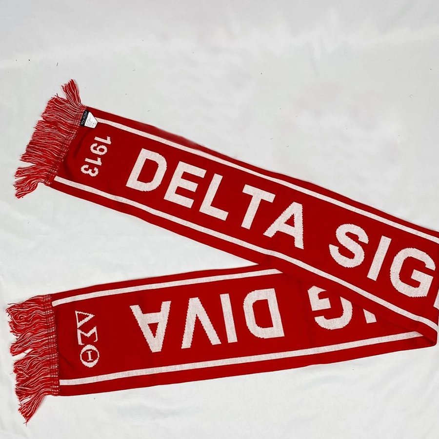 

Delta Sigma Theta Temperament fashion knitting Scarf