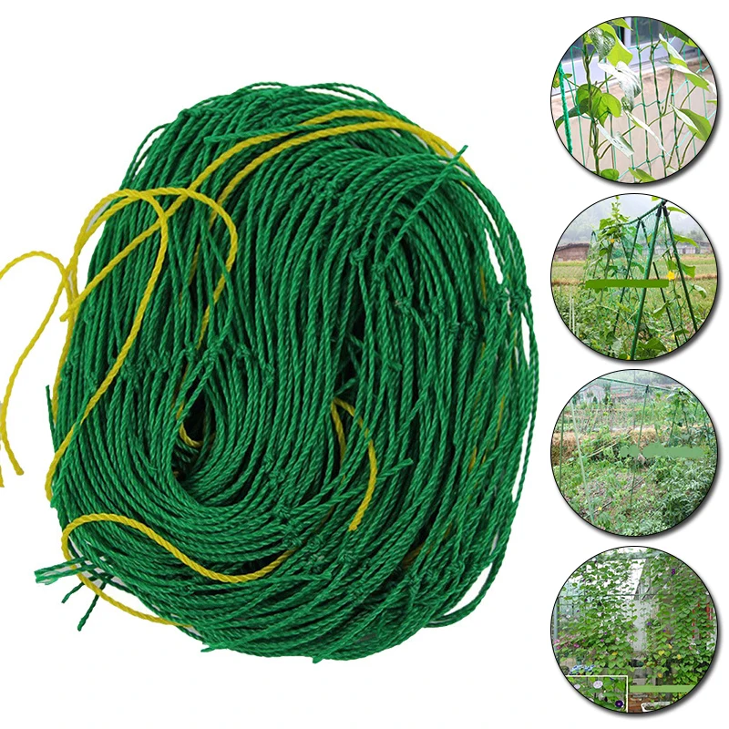 

Garden Pond Mesh Plant Nets Nylon Trellis Netting Grow Fence Support Climbing Bean Vegetables Fruit Anti Bird Meshing