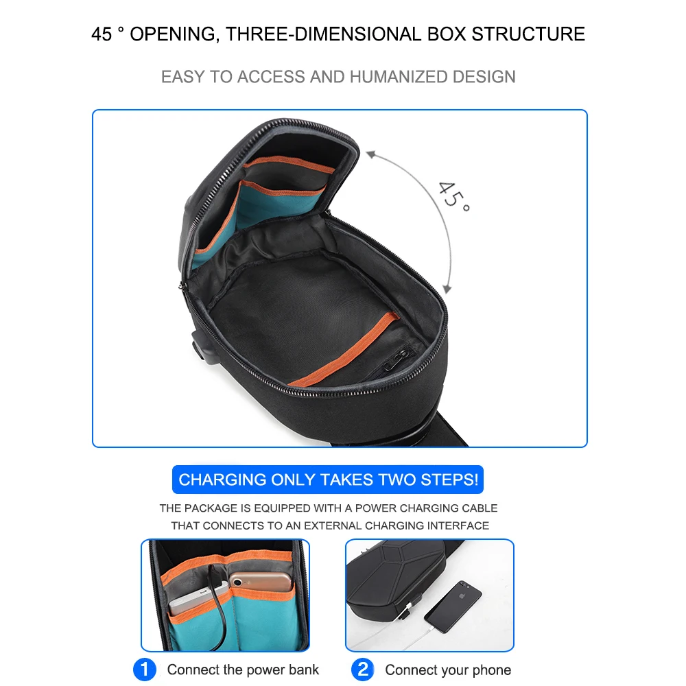 Рисунок 3 - Сумка кросс-боди Мужская водонепроницаемая