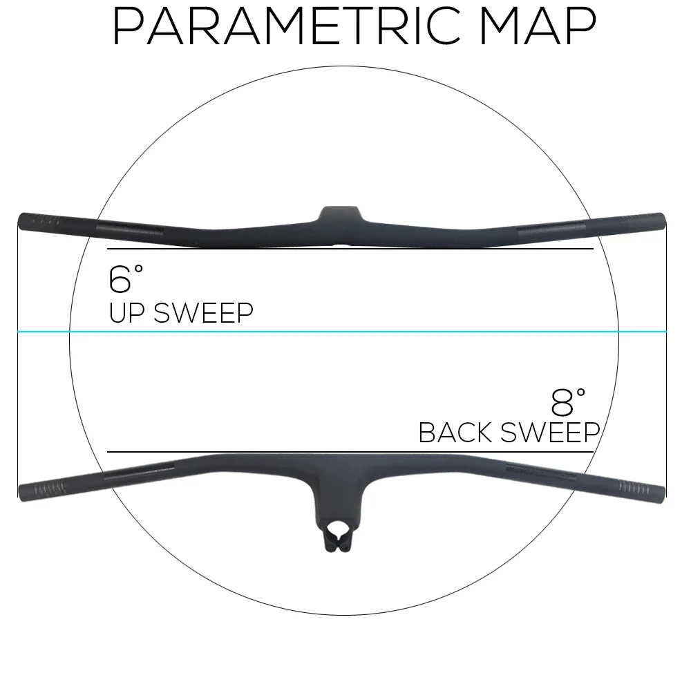 Без логотипа 2023 Новый Syncros Fraser Ic Sl Wc 740-780 мм -20 ° Полный руль для горного велосипеда