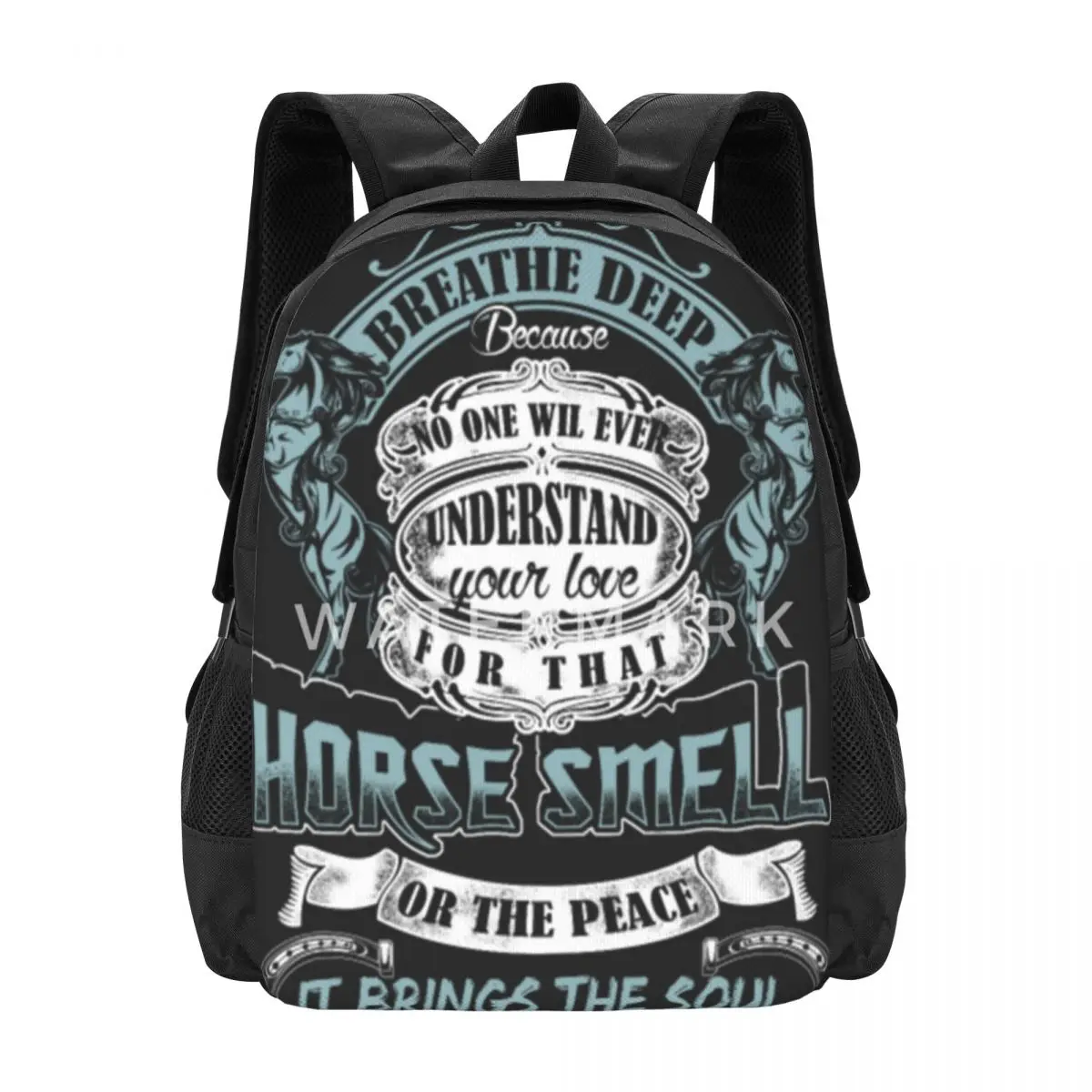 

Horse-smell-racing-breathe Shoulder Bag,Backpack Retro Portable Out Nice gift Customizable