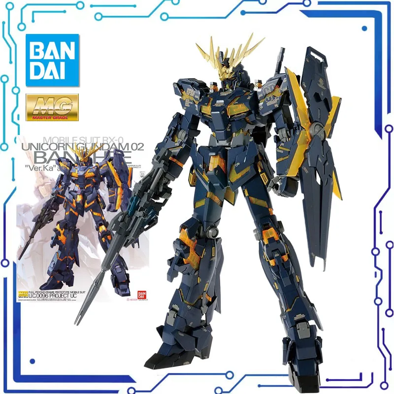 

BANDAI MG 1/100 RX-0 BANSHEE Ver.Ka новый мобильный отчет Gundam сборка пластиковая модель комплект экшн-игрушки Фигурки подарок